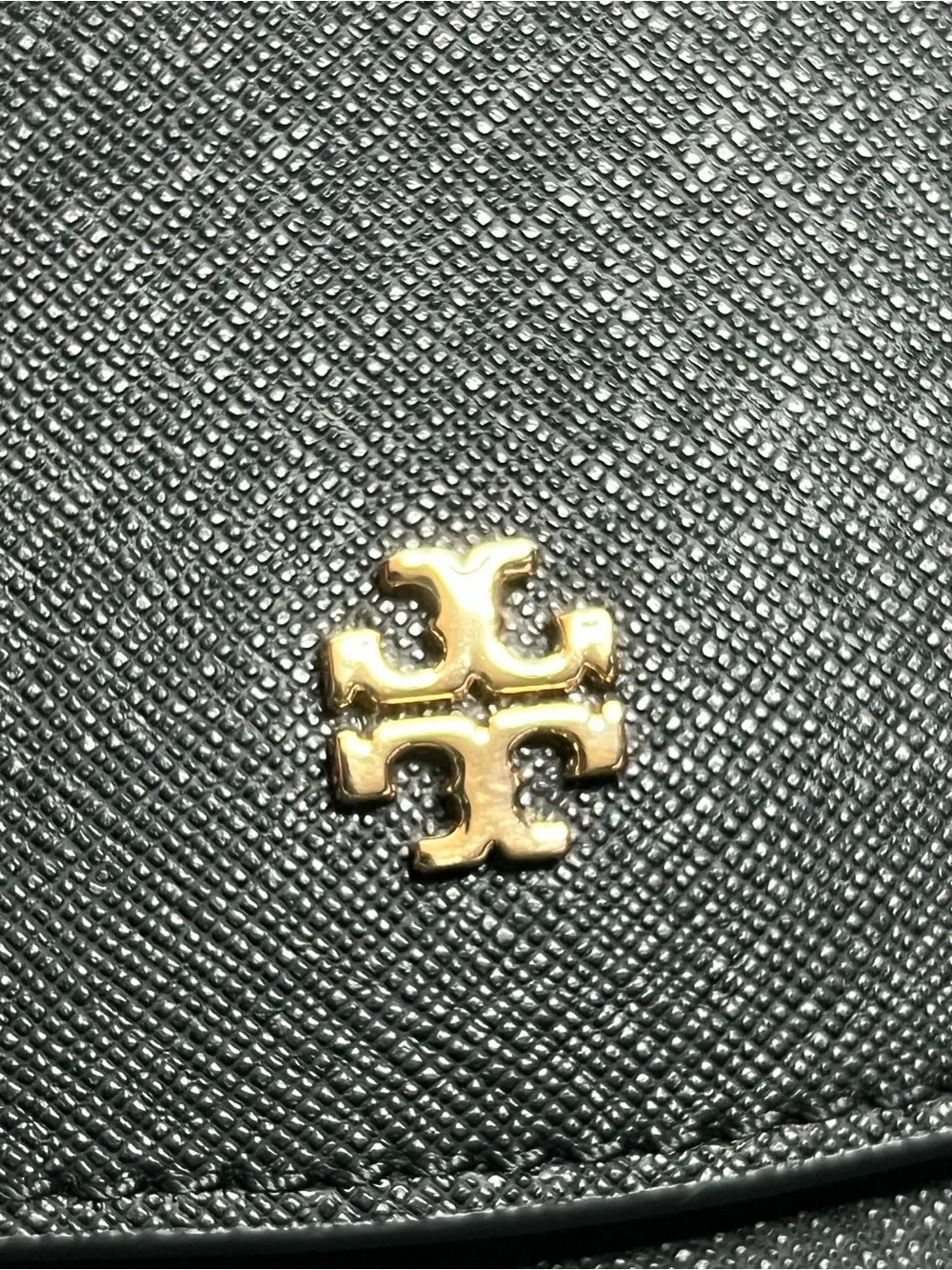 Tory Burch Black Saffiano Leather Chain Crossbody - Picture 4 of 8